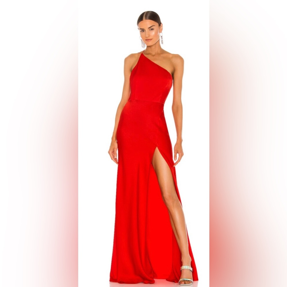 COPY - Sau Lee Red Elegant Gown - Size 2